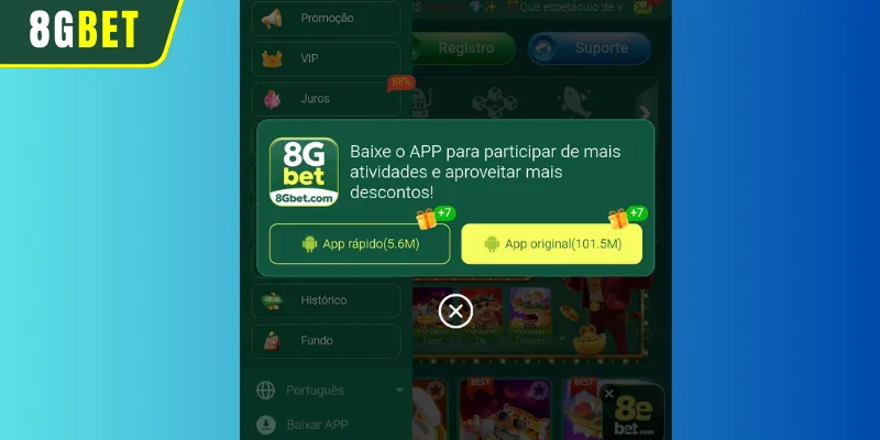 Benefícios de Escolher o Aplicativo 8GBET