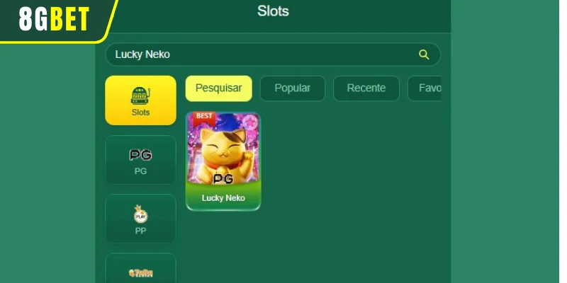 Instruções Básicas para Jogar Lucky Neko 8GBET