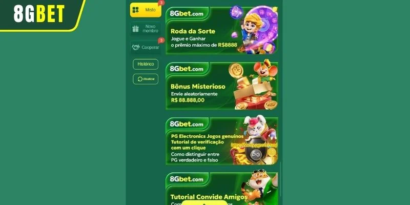 Promoções Exclusivas para 8GBET Blockchain